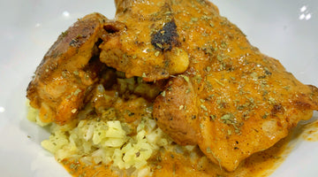 Smothered Chicken with Chilau Gumbo